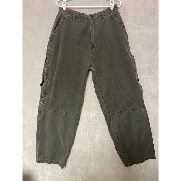 Mountain Dew Cargo Pants Mens 34x32 Khakis Y2K Pocket Baggy Vintage Flaws - Picture 1 of 15
